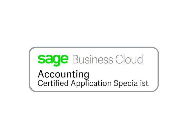 Sage Business Cloud Accounting Certified Application Specialist